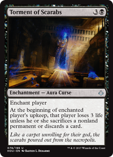 Torment of Scarabs (Hour of Devastation) Near Mint Foil