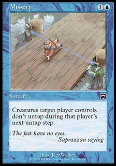 Misstep (Mercadian Masques) Medium Play