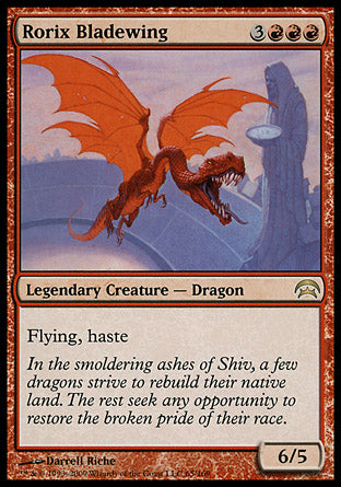 Rorix Bladewing (Planechase) Light Play
