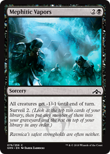 Mephitic Vapors (Guilds of Ravnica) Light Play
