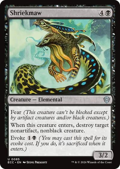 Shriekmaw (Commander: Lorwyn Eclipsed) Light Play