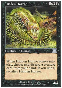 Hidden Horror (Classic 6th Edition) Medium Play