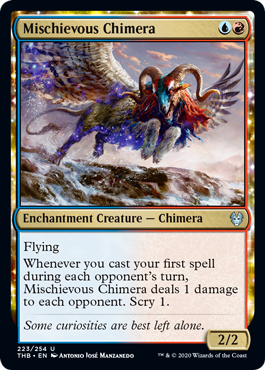 Mischievous Chimera (Theros Beyond Death) Light Play