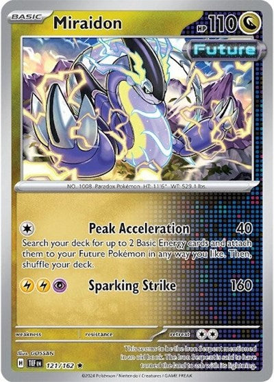 Miraidon (SV05: Temporal Forces) Light Play Holofoil