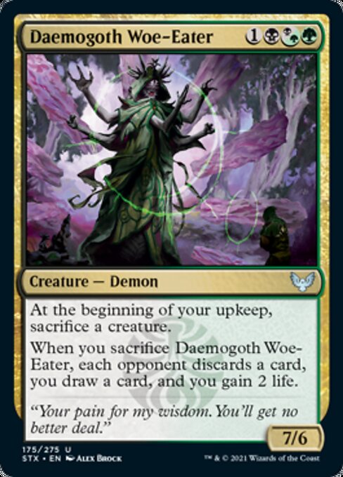Daemogoth Woe-Eater (Strixhaven) Light Play