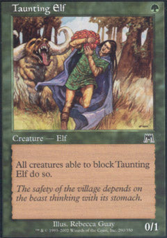 Taunting Elf (Onslaught) Light Play