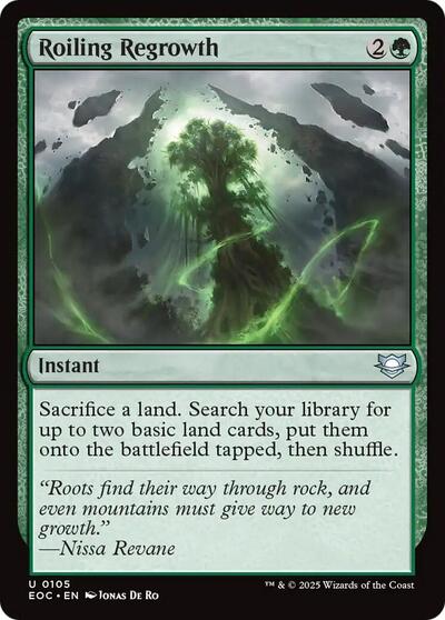 Roiling Regrowth (Commander: Edge of Eternities) Light Play