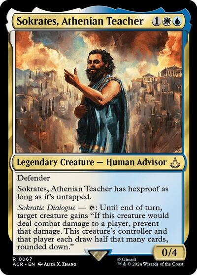 Sokrates, Athenian Teacher (Universes Beyond: Assassin's Creed) Light Play