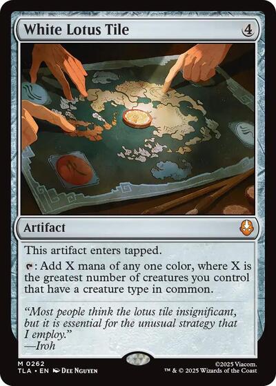 White Lotus Tile (Avatar: The Last Airbender) Light Play