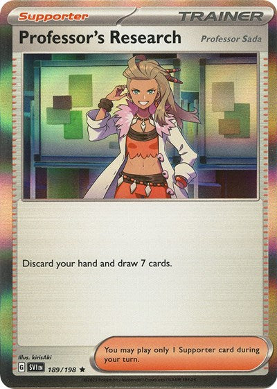 Professor's Research - 189 (Scarlet and Violet: Base Set) Light Play Holofoil