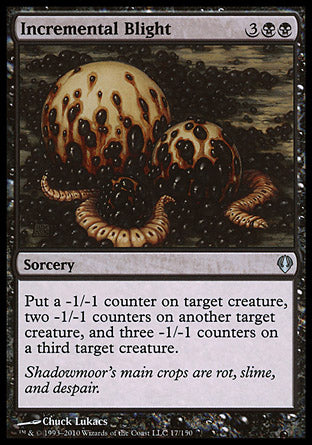 Incremental Blight (Archenemy) Light Play