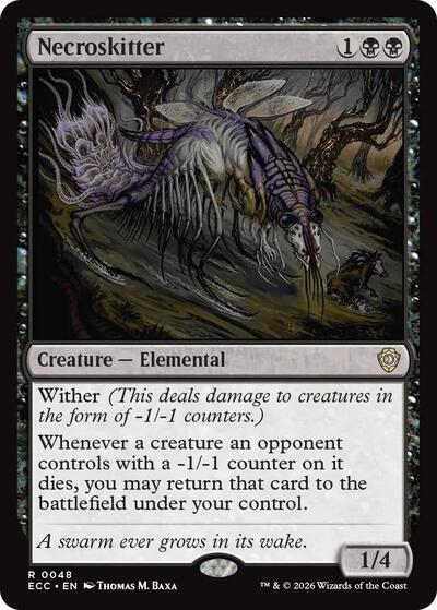 Necroskitter (Commander: Lorwyn Eclipsed) Light Play