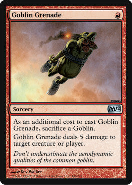 Goblin Grenade (Magic 2012 Core Set) Light Play
