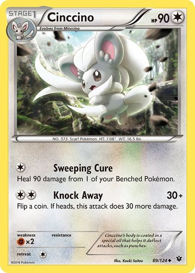 Cinccino (89) (XY - Fates Collide) Medium Play