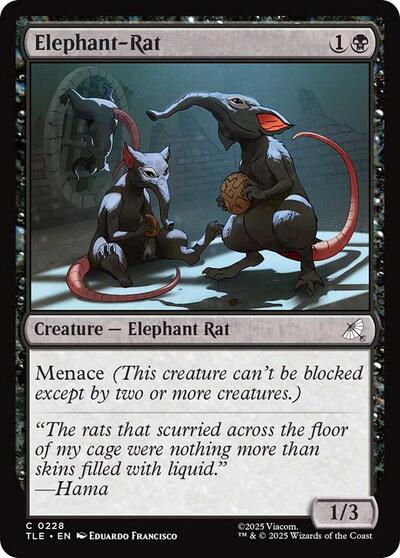Elephant-Rat (Avatar: The Last Airbender: Eternal-Legal) Light Play Foil