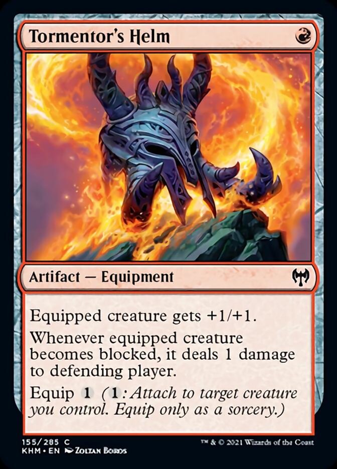 Tormentor's Helm (Kaldheim) Light Play Foil