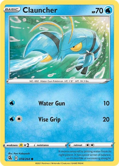 Clauncher (SWSH08: Fusion Strike) Light Play Reverse Holofoil