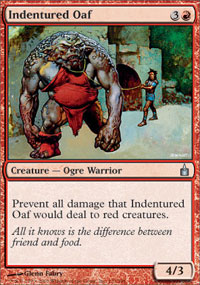 Indentured Oaf (Ravnica) Medium Play