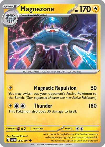Magnezone (Scarlet and  Violet: Obsidian Flames) Light Play