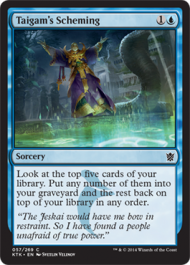Taigam's Scheming (Khans of Tarkir) Light Play