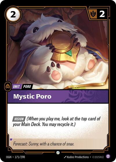 Mystic Poro (Origins) Light Play