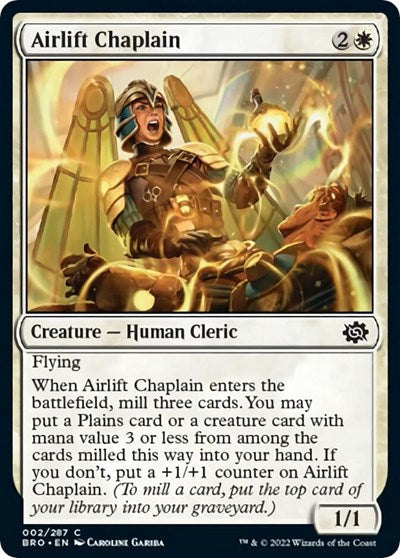 Airlift Chaplain (The Brothers' War) Light Play