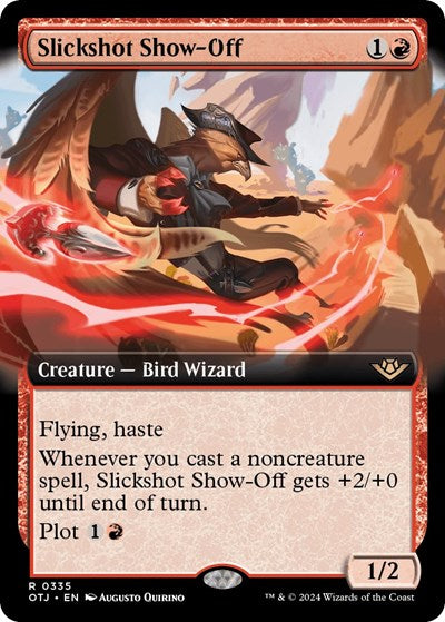 Slickshot Show-Off (Extended Art) (Outlaws of Thunder Junction) Near Mint