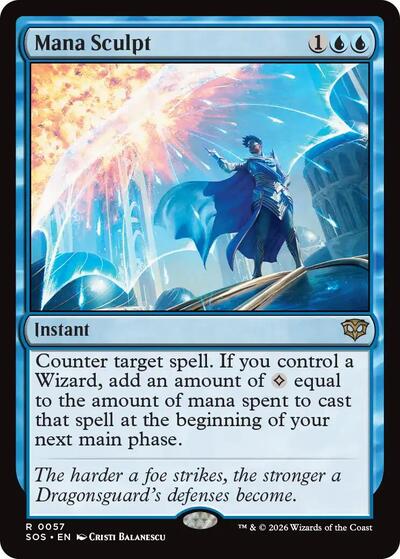 Mana Sculpt (Secrets of Strixhaven) Light Play Foil