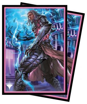 Ultra Pro - Magic: The Gathering Kamigawa Neon Dynasty 100ct Sleeves - Tezzeret, Betrayer of Flesh