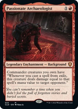 Passionate Archaeologist (Commander Legends: Battle for Baldur's Gate) Light Play Foil
