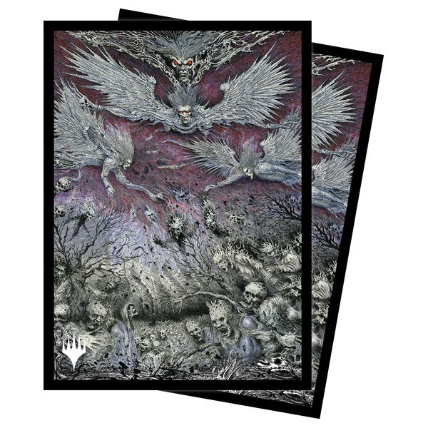 Ultra Pro - Magic: The Gathering Double Masters 2022 Damnation Standard Deck Protector Sleeves (100ct)