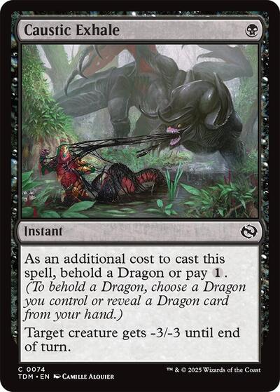Caustic Exhale (Tarkir: Dragonstorm) Light Play