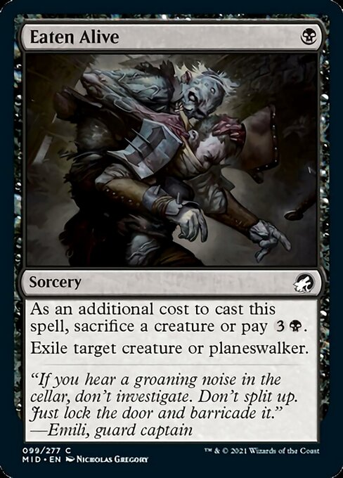 Eaten Alive (Innistrad: Midnight Hunt) Light Play