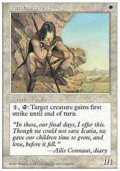 Icatian Scout (5th Edition) Light Play