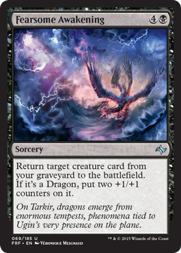 Fearsome Awakening (Fate Reforged) Light Play