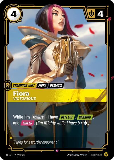 Fiora Victorious (Origins) Light Play Foil