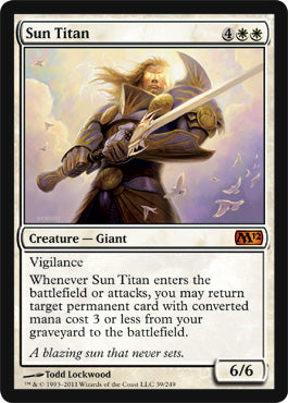 Sun Titan (Magic 2012 Core Set) Heavy Play