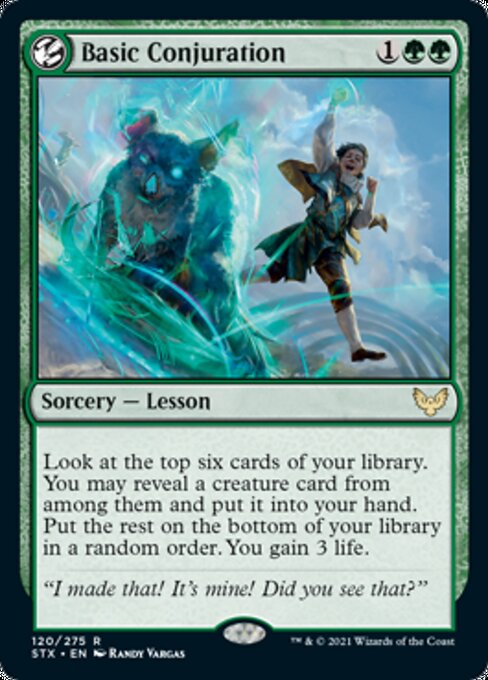 Basic Conjuration (Strixhaven) Light Play