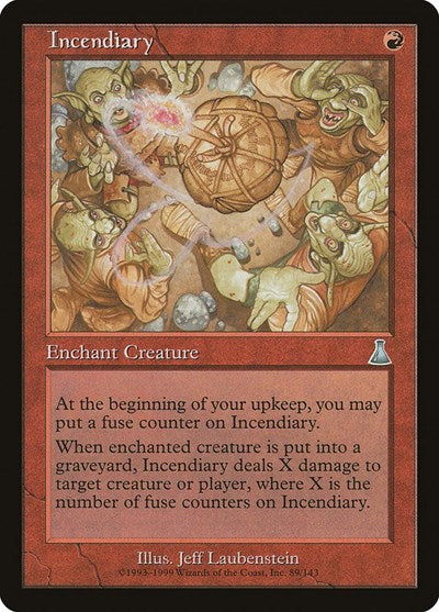 Incendiary (Urza's Destiny) Light Play