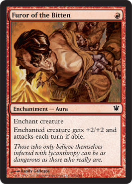 Furor of the Bitten (Innistrad) Light Play
