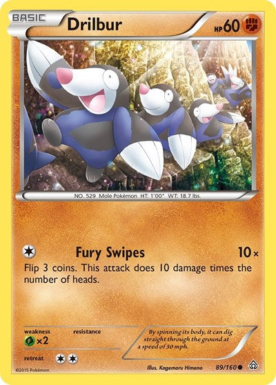 Drilbur (XY - Primal Clash) Medium Play