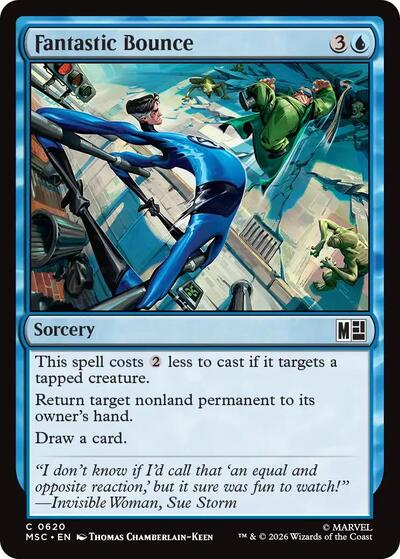 Fantastic Bounce (Commander: Marvel Super Heroes) Light Play