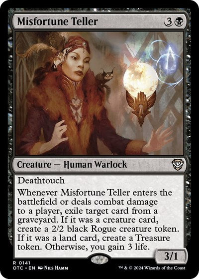 Misfortune Teller (Commander: Outlaws of Thunder Junction) Light Play