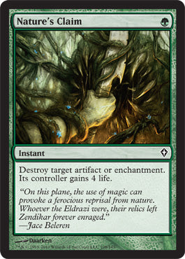 Nature's Claim (Worldwake) Medium Play