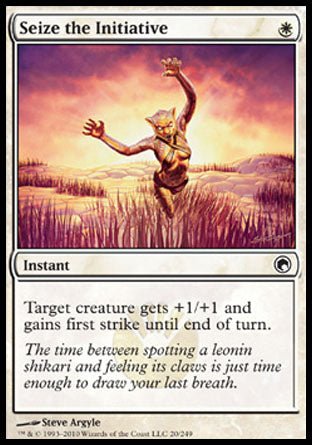 Seize the Initiative (Scars of Mirrodin) Light Play