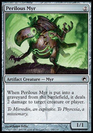 Perilous Myr (Scars of Mirrodin) Light Play