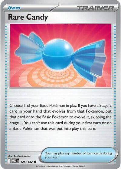 Rare Candy - 125 (ME01: Mega Evolution) Light Play