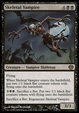 Skeletal Vampire (Duel Decks: Garruk vs Liliana) Light Play