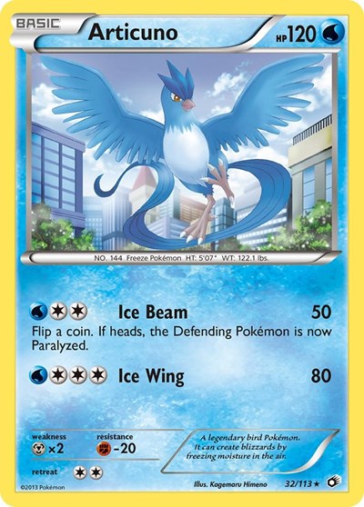 Articuno (Legendary Treasures) Damaged / Poor Holofoil