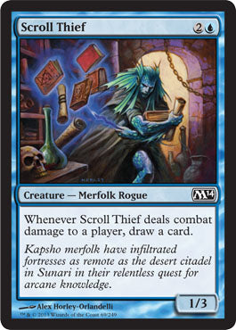 Scroll Thief (Magic 2014 Core Set) Light Play